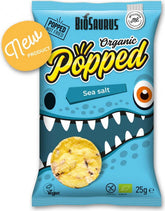 Majschips med blÄ majs och havssalt glutenfri EKO 25 g BIOSAURUS
